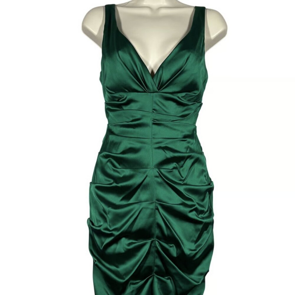 Cache Emerald Green Bodycon Dress in Size 8